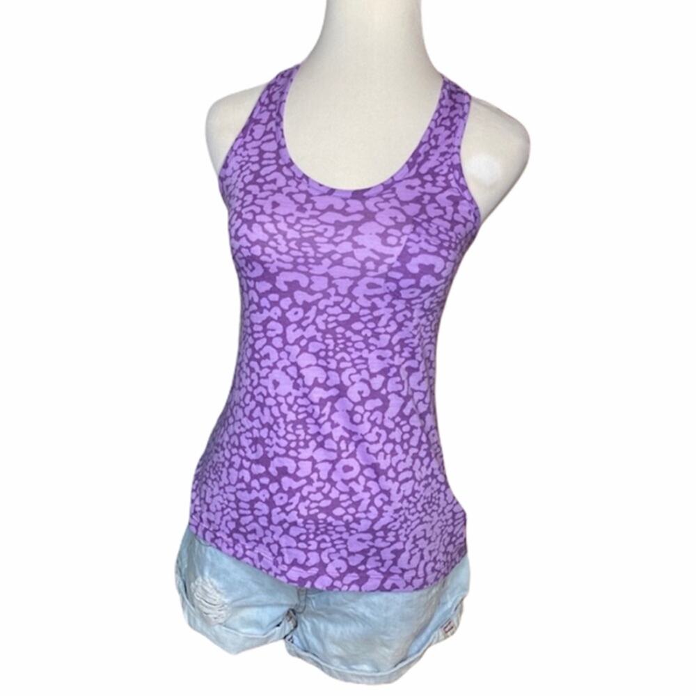 Miley Cyrus Purple Racerback Tank TopB17
